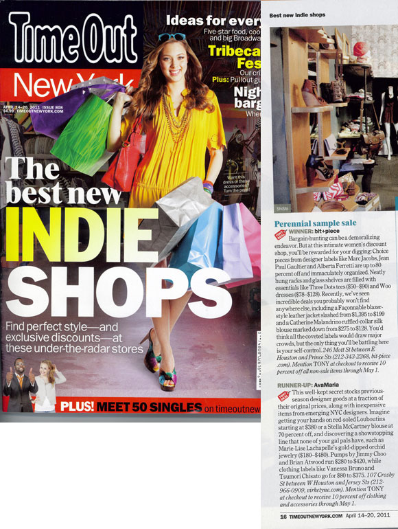 TimeOut Indie Stores Award